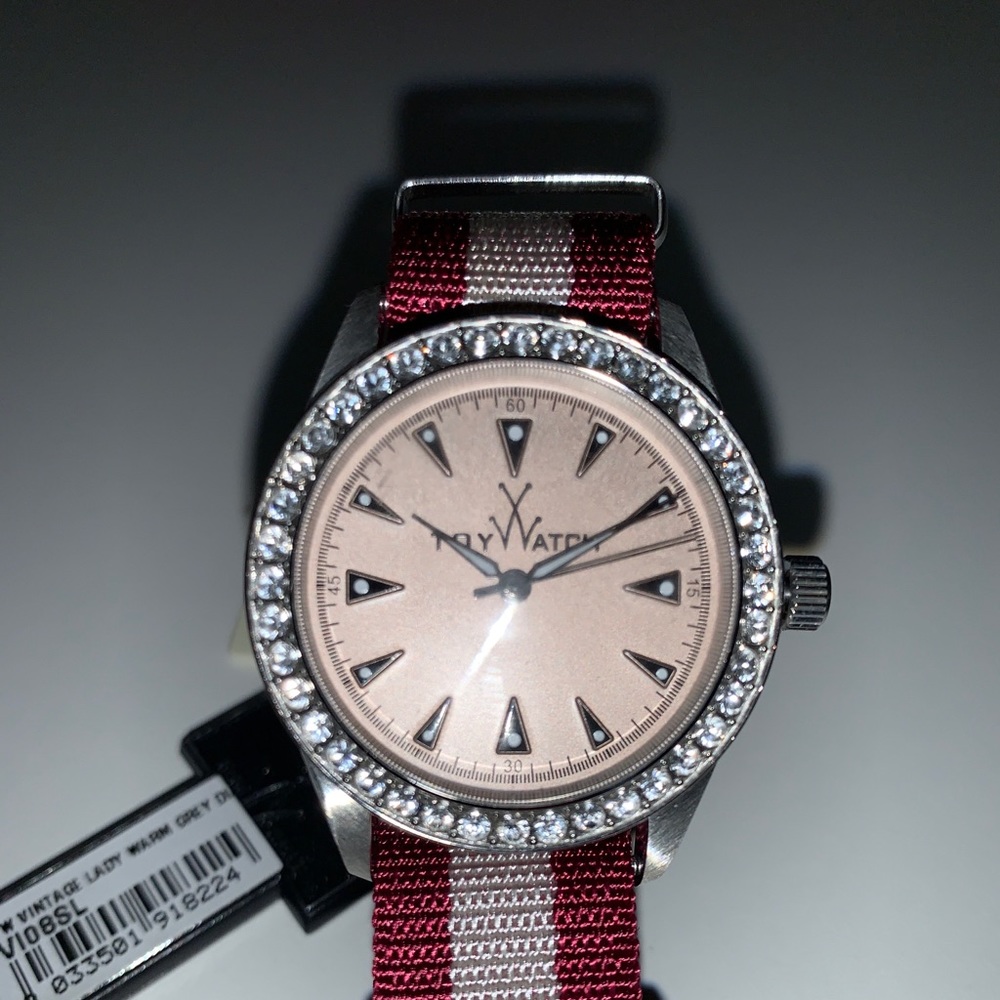 NWT ToyWatch  with Swarovski Crystal Basel Strip band